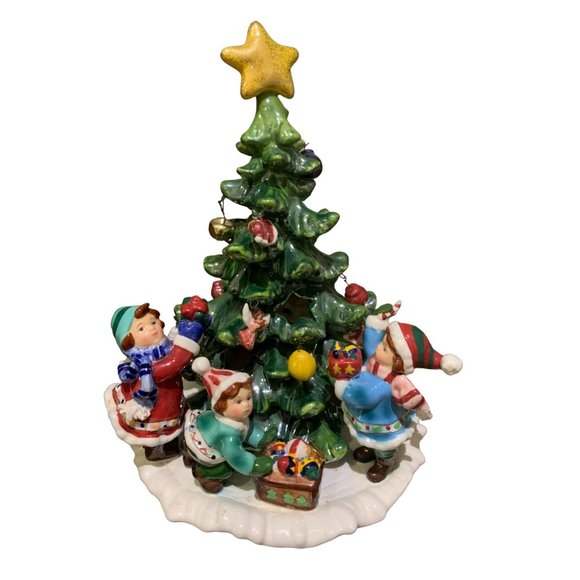 Vtg Innovation Giftware Hedgehog Bramble & Clover porcelain kids Christmas *read - Picture 7 of 8